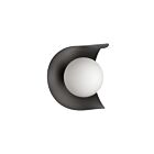 Applique murale incandescent Dainolite CRT-61W-MB Crescent 1-Lumière 25W Noir mat