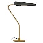 Lampe de table Dainolite CSE-211T-AGB-MB Cassie 1-Lumière Laiton vieilli 60W