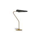 Lampe de table Dainolite CSE-211T-AGB-MB Cassie 1-Lumière Laiton vieilli 60W