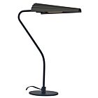Lampe de table Dainolite CSE-211T-MB Cassie 1-Lumière Noir mat 60W