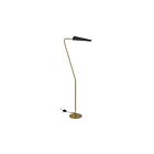 Lampe sur pied Dainolite CSE-531F-AGB-MB Cassie 1-Lumière Laiton vieilli 60W