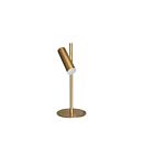 Lampe de table LED Dainolite Constance CST-196LEDT-AGB 6W 1 lumière laiton vieilli