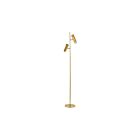Lampe sur pied LED Dainolite Constance CST-6112LEDF-AGB 12W 2 lumières laiton vieilli