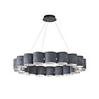 Chandelier 1 étage LED Dainolite Chantel CTL-3663C-MB-500 63W Noir