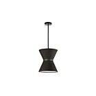 Suspendu incandescent Dainolite Caterine CTN-121P-MB-797 100W 1 lumière noir