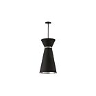 Suspendu à LED Dainolite Caterine CTN-141P-MB-697 100W 1-Lumière Noir