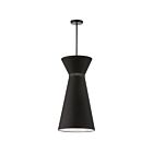 Suspendu à LED Dainolite Caterine CTN-141P-MB-797 100W 1-Lumière Noir