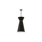 Suspendu à LED Dainolite Caterine CTN-141P-MB-797 100W 1-Lumière Noir
