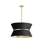 Lustre incandescent à 2 étages Dainolite Caterine CTN-244C-AGB-698 400W 4 lumières