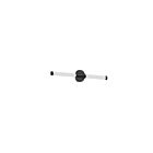 Applique murale LED Dainolite Corvette CVT-2412LEDW-MB Noir mat 12W