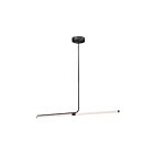 Suspendu à LED Dainolite Corvette CVT-4824LEDHP-MB 24W Noir mat