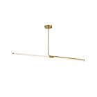 Dainolite CVT-7236LEDHP-AGB Corvette 1-lumière 36W Laiton vieilli LED Suspendu