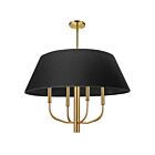 Dainolite DAL-244C-AGB-511 Dalia 4-lumières 240W Noir LED Suspendu