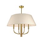 Dainolite DAL-244C-AGB Dalia 4-lumières 240W Laiton vieilli LED Suspendu