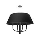 Dainolite DAL-244C-MB-511 Dalia 4-lumières 240W Noir LED Suspendu