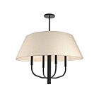 Dainolite DAL-244C-MB Dalia 4-lumières 240W Noir mat LED Suspendu