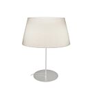Dainolite DAL-281T-MW Dalia 1-lumière 60W Blanc mat LED Lampe de table