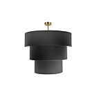 Dainolite DAL-309P-AGB-511 Dalia 9-lumières 540W Noir LED Suspendu