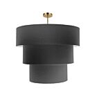 Dainolite DAL-309P-AGB-511 Dalia 9-lumières 540W Noir LED Suspendu