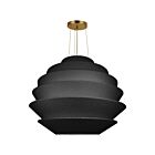 Dainolite DAL-3224P-AGB-511 Dalia 9-lumières 540W Noir LED Suspendu