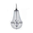 Lustre sur chaîne de cristal Dainolite DAW-386C-PC-CLR Dawson 6-Lumières 240W Chrome poli