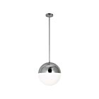 Suspendu sur tige halogène Dainolite DAY-143P-PC séries Dayana 3-lumières Chrome poli 120w