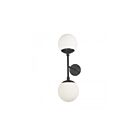 Applique murale LED Dainolite Dayana DAY-232W-MB 2-lumières 80W noir mat