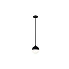 Suspendu sur tige halogène Dainolite DAY-71P-MB séries Dayana 1-lumière Noir mat 40w