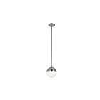Suspendu sur tige halogène Dainolite DAY-71P-PC séries Dayana 1-lumière Chrome poli 40w