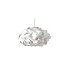 Suspendu LED Globus Squash Dainolite DBL-FLT-790 séries Globus 3-lumières Blanc 96w