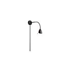 Applique murale halogène Dainolite Windford DGUW224-MB 50W 1 lumière noir mat