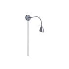 Applique murale à cou de cygne LED Dainolite DGUW224-SC 1-lumière Chrome satiné 50w