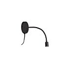 Applique murale LED Dainolite Wynne DLEDW-263-MB 3W 1 lumière noir mat