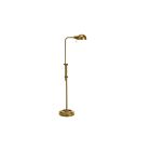 Lampe sur pied incandescent ajustable Pharmacy Dainolite Fedora DM1958F-AGB 60W 1 lumière laiton vieilli