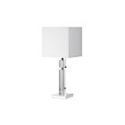 Lampe de table LED Dainolite DM231-PC 1-lumière Chrome poli 100w