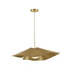 Dainolite DRB-241P-AGB Darby 1-lumière 100W Laiton vieilli LED Suspendu