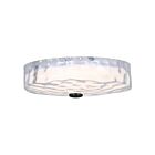 Dainolite DUL-1530LEDFH-MB Dulce 3-Lumières 30W Transparent et noir mat LED Plafonnier encastré 3500K