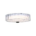 Dainolite DUL-1530LEDFH-MB Dulce 3-Lumières 30W Transparent et noir mat LED Plafonnier encastré 3500K