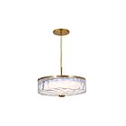 Dainolite DUL-1530LEDP-AGB Dulce 1-lumière 30W Transparent LED Suspendu