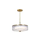 Dainolite DUL-1530LEDP-AGB Dulce 1-lumière 30W Transparent LED Suspendu