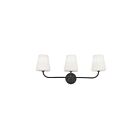 Vanité Dainolite ELN-213W-MB-WH Eleanor 3-Lumières Noir 180W