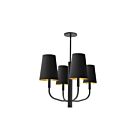 Suspendu à LED Dainolite Eleanor ELN-214C-MB-698 240W 4-Lumières Noir