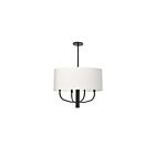 Suspendu à LED Dainolite Eleanor ELN-224C-MB-790 240W 4-Lumières Blanc