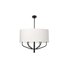 Suspendu à LED Dainolite Eleanor ELN-306C-MB-790 360W 1-Lumière Blanc