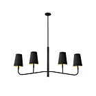 Lustre LED Dainolite ELN-534HC-MB-698 Eleanor 4-Lumières Noir mat 240W