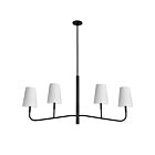 Chandelier 1 étage Dainolite Eleanor ELN-534HC-MB-790 4-Lumières 240W Noir