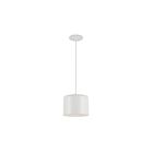 Suspendu incandescent Dainolite Emilia EMI-81P-MW 1-lumière 60W blanc mat
