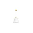 Suspend à cordon Dainolite EMP-111P-790-AGB Emperor 1-Lumière 60W Laiton vieilli