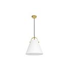 Suspend à cordon Dainolite EMP-111P-790-AGB Emperor 1-Lumière 60W Laiton vieilli