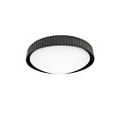 Dainolite FBN-1840LEDFH-MB Fabiana 1-Lumière 37W Noir mat LED Plafonnier encastré CCT Sélectionnable